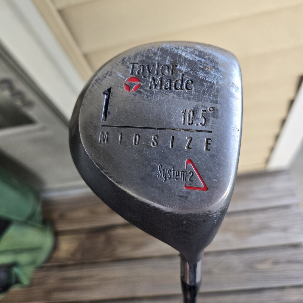 TaylorMade System 2 Midsize Driver 10.5° Loft Golf Club – Vintage 1 Wood